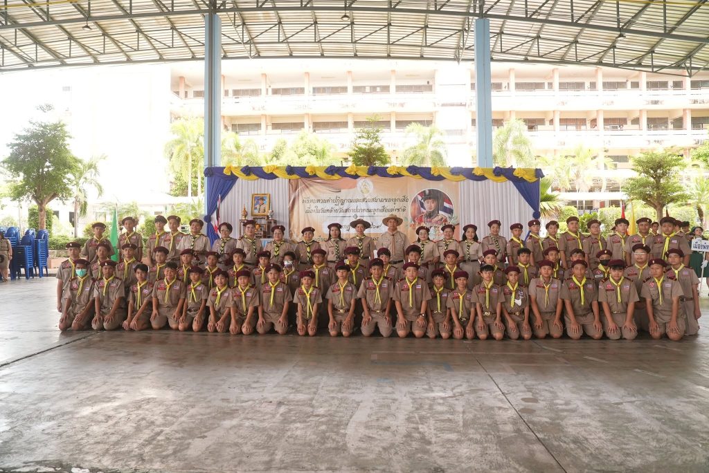 ประมวลภาพ พิธีทบทวนคำปฏิญาณและสวนสนามของลูกเสือ เนื่องในวันคล้ายวันสถาปนาคณะลูกเสือแห่งชาติ ประจำปีการศึกษา 2569