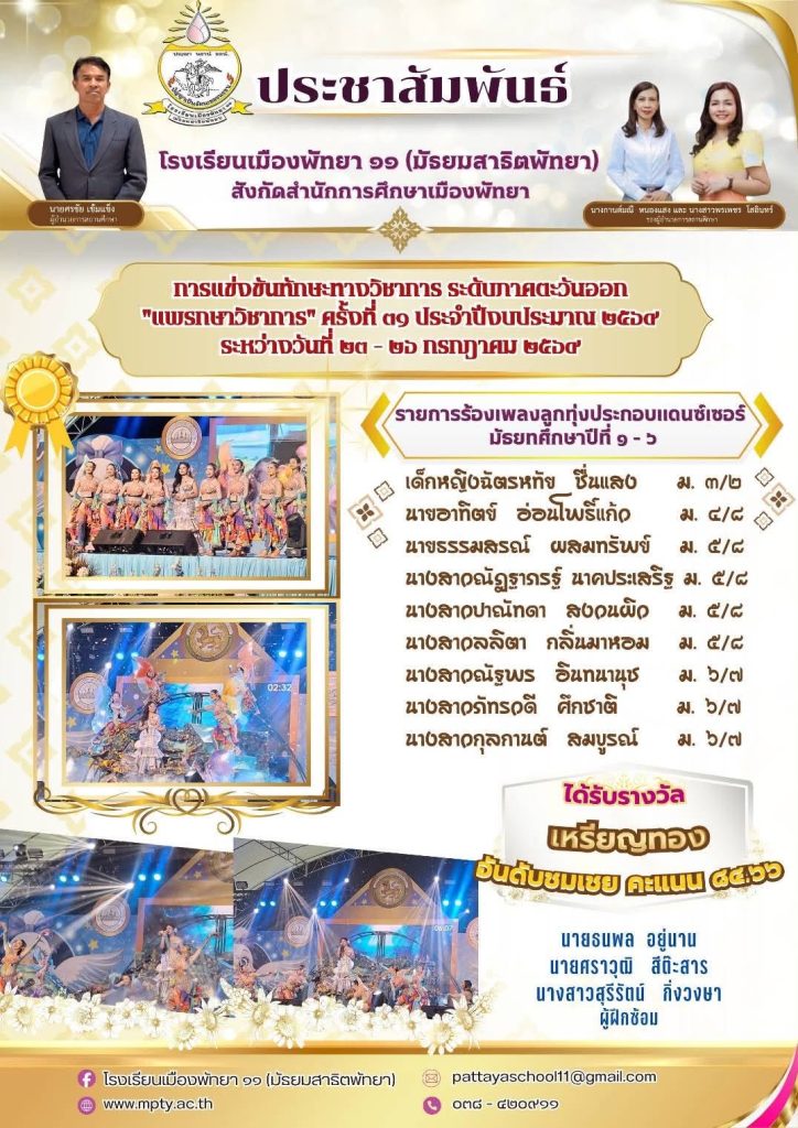 ประมวลภาพการแข่งขันทักษะทางวิชาการ ระดับภาคตะวันออก “แพรกษาวิชาการ” ครั้งที่ 31 ประจำปีงบประมาณ 2569